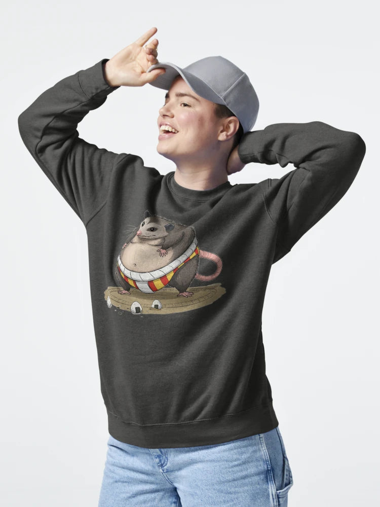 Cute Sumo Opossum Warrior – Funny Animal Wrestling Design Classic T-Shirt