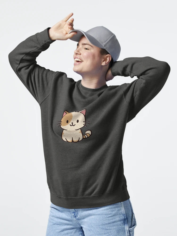 Cute Kawaii Brown Cat Classic T-Shirt