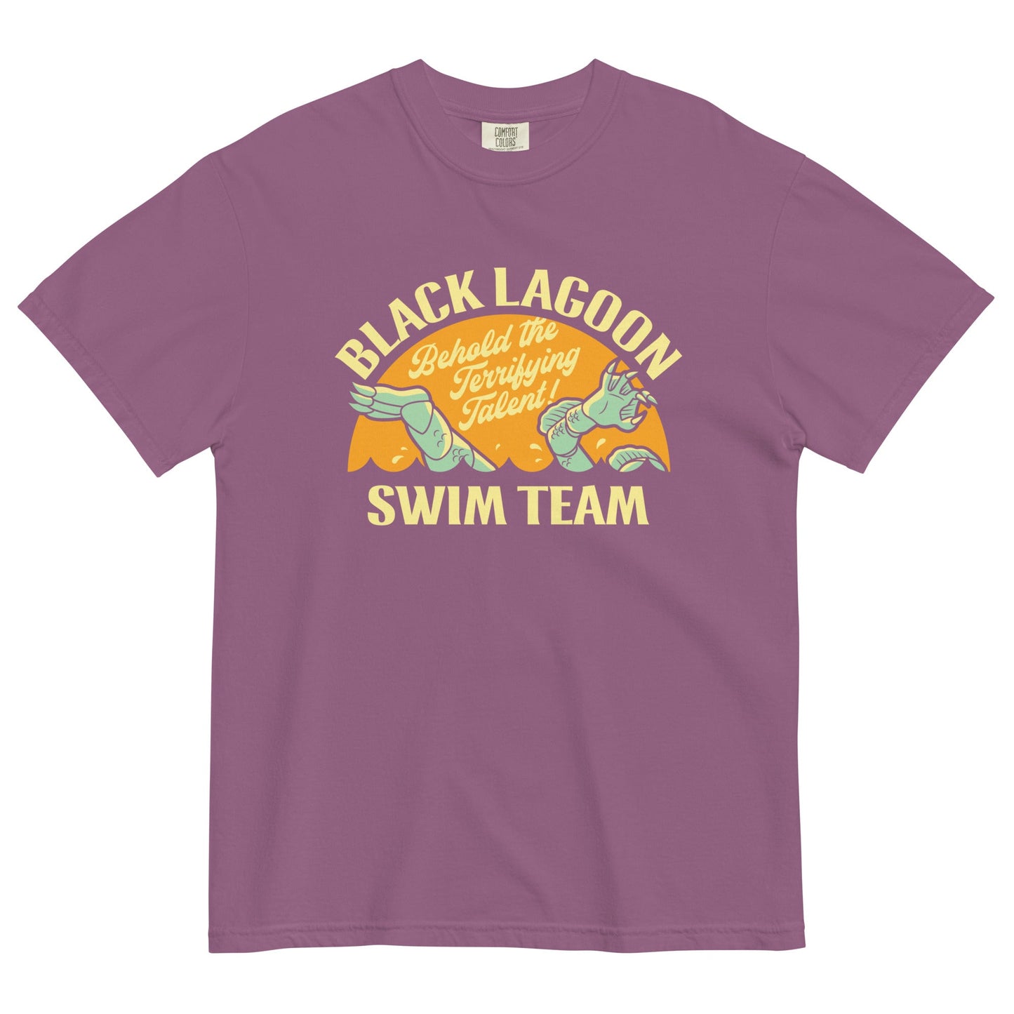 Black Lagoon Swim Team Men's Relaxed Fit Tee