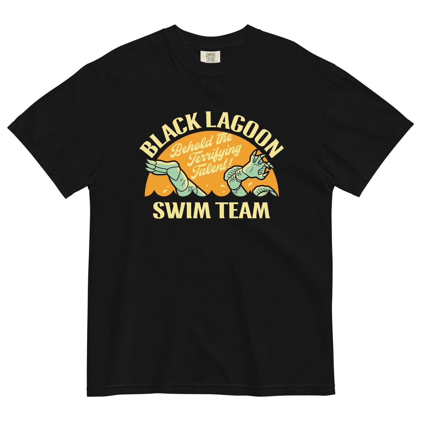 Black Lagoon Swim Team Men's Relaxed Fit Tee