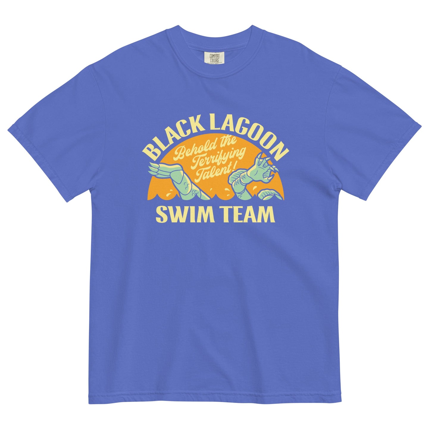 Black Lagoon Swim Team Men's Relaxed Fit Tee