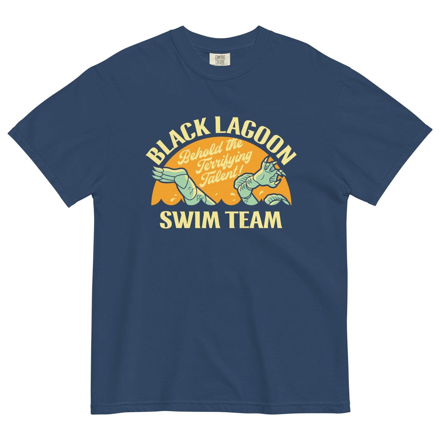 Black Lagoon Swim Team Men's Relaxed Fit Tee