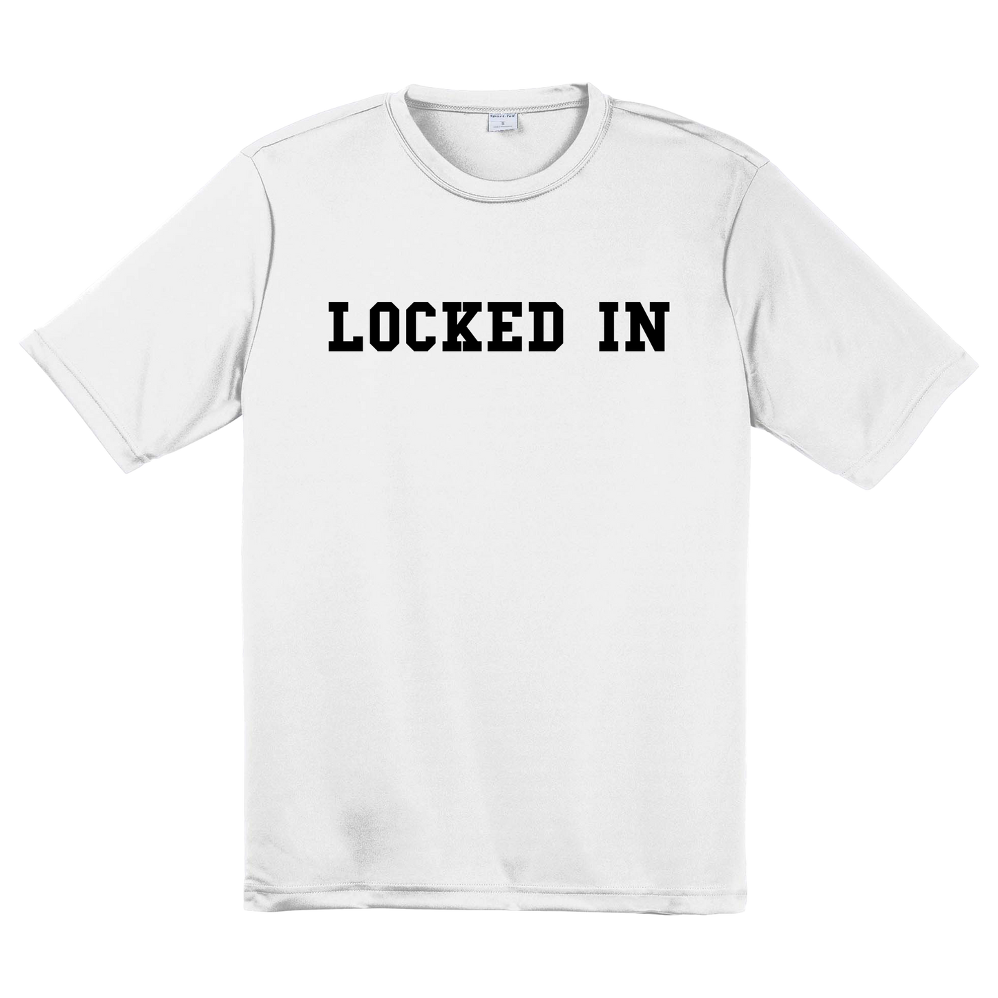 Davis Clarke - Locked In Performance T-Shirt (Black Print)