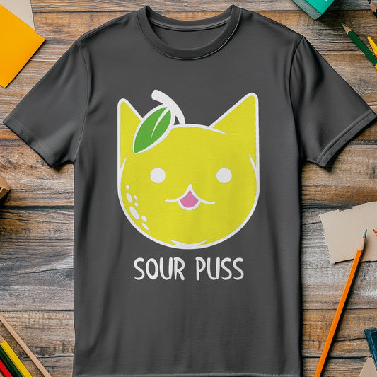 Sour Puss for Black T-shirt