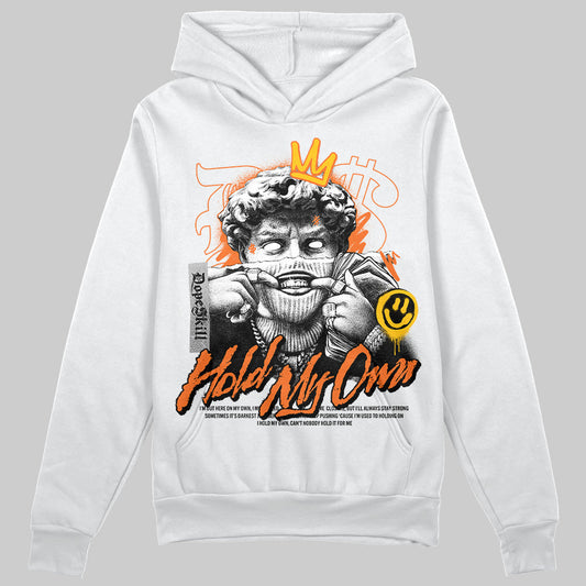 Orange Black White DopeSkill Hoodie Sweatshirt In My Way Graphic