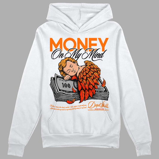 Orange Black White DopeSkill Hoodie Sweatshirt MOMM Graphic
