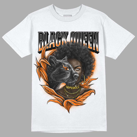 Orange Black White DopeSkill T-Shirt New Black Queen Graphic