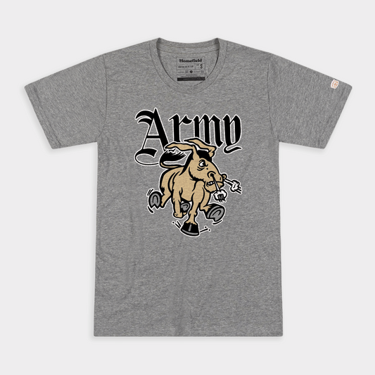Retro Army Black Knights Retro Mule Tee Style001