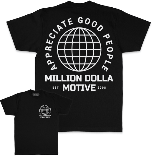 Appreciate Good People - Black T-Shirt