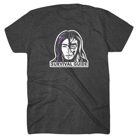 Survival Guide Kat Tri-Black T-Shirt