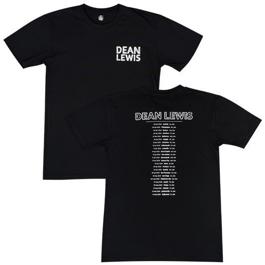 Dean Lewis 2024 Black T-Shirt