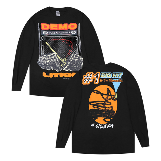 Demolition Black Long Sleeve T-Shirt