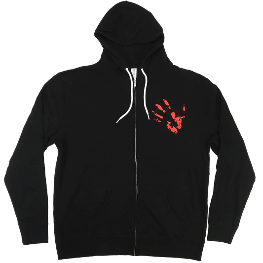 Moosebumps Black Zip Up Hoodie