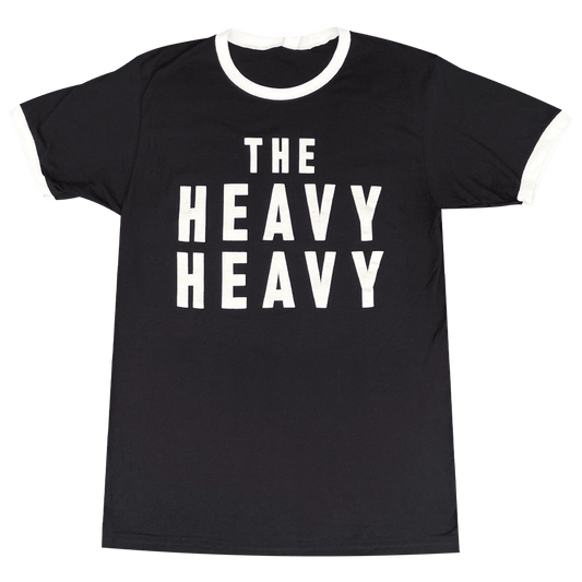 The Heavy Heavy Black Ringer T-Shirt