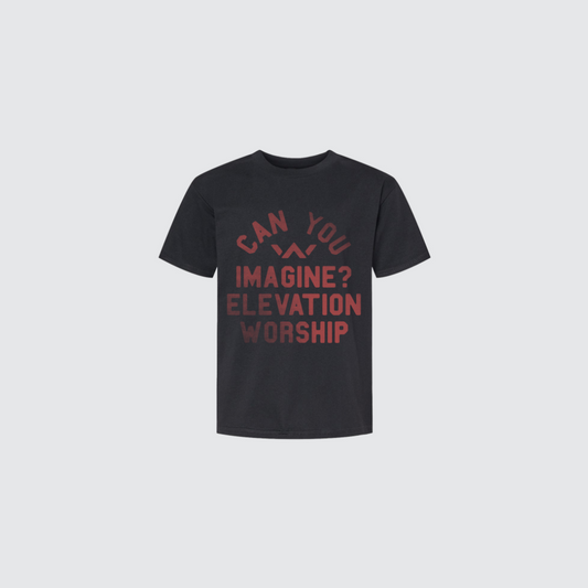 Kids CAN YOU IMAGINE? T-Shirt - Black