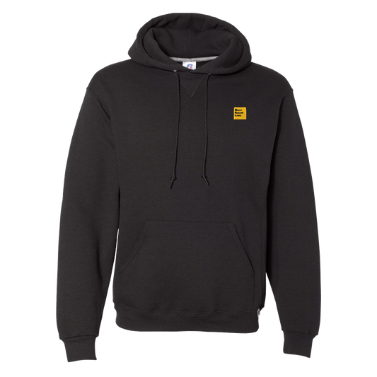 MRL Logo Embroidered Black Hoodie