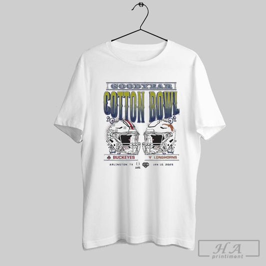 Ohio State Buckeyes Vs Texas Longhorns Cfp Goodyear Cotton Bowl Classic Champions Game On Jan 10 2025 In Arlington Shirt