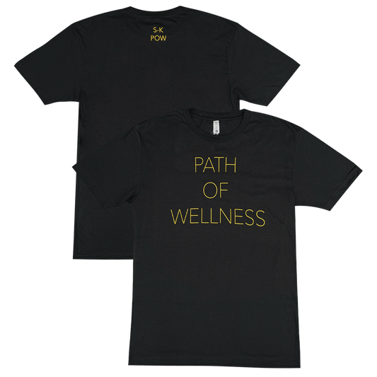 Path of Wellness Black T-Shirt