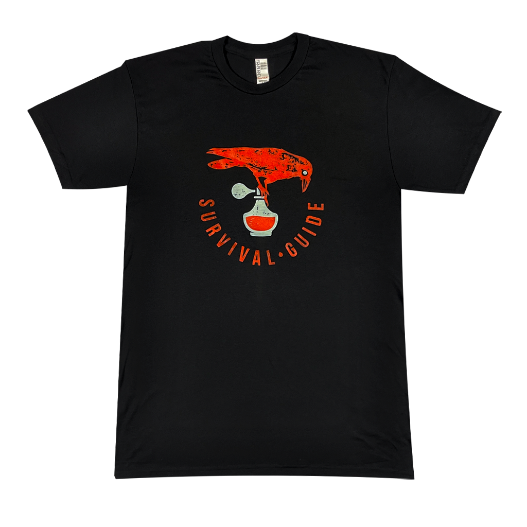 Survival Guide Crow Black T-Shirt