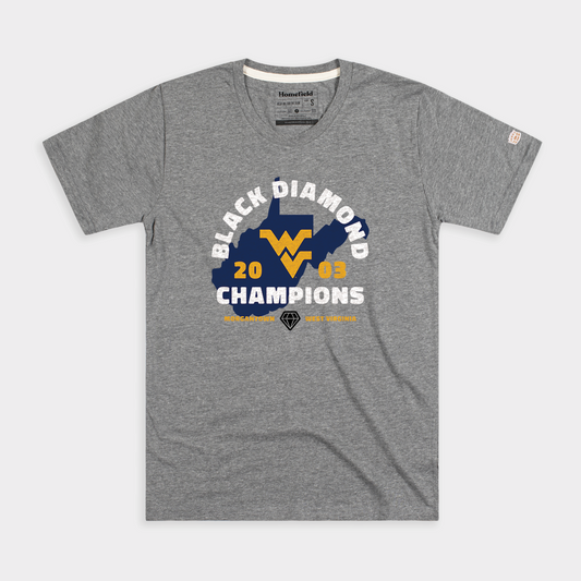 2003 West Virginia Black Diamond Rivalry Champs Tee Style001