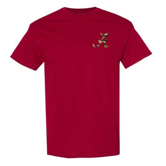 Alabama - NCAA Baseball : JT Blackwood - Tusk‚Ñ¢ Camo Script A T-Shirt
