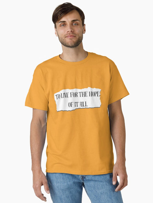 to live for the hope of it all august Taylor Swift folklore Classic T-Shirt