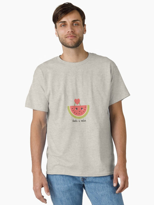 Thanks a melon! Watermelon Fruity Pun Classic T-Shirt
