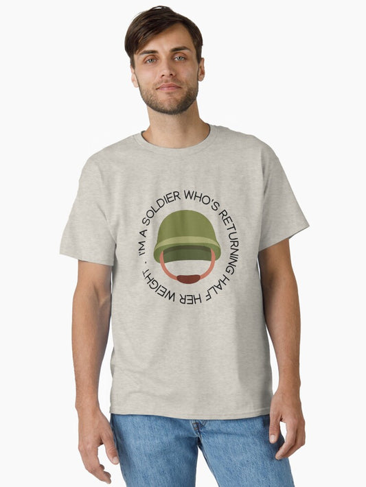 I'm a soldier who's returning half her weight /All too well - Taylor Swift Classic T-Shirt