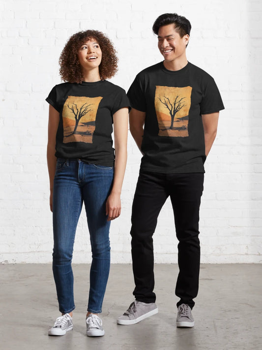 Deadvlei Landscape With Withered Trees Classic T-Shirt