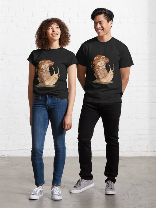 Cute mushroom and snail friend  Classic T-Shirt
