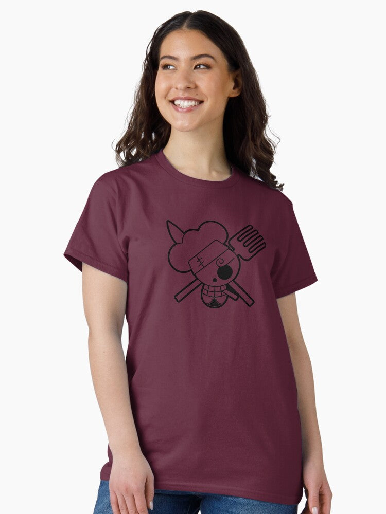 Sanji Jolly Roger 2 Classic T-Shirt Style004