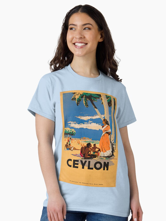Ceylon retro poster Classic T-Shirt