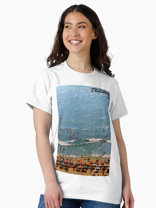 France vintage travel poster Classic T-Shirt Style001