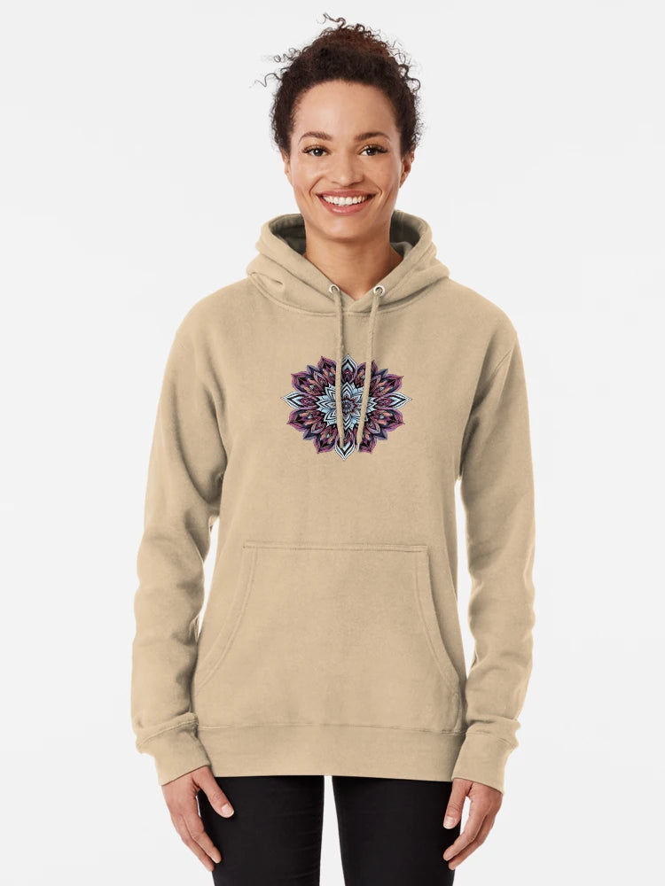 "Floral Mandala Art Print | Boho Wall Decor for Mindfulness & Meditation | Intricate Botanical Design" Classic T-Shirt