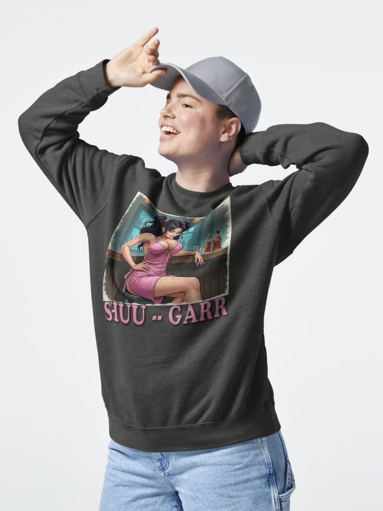 Cute, Sugar, Sexy Girl at a Bar in Pink, Shuu- - Garr Classic T-Shirt