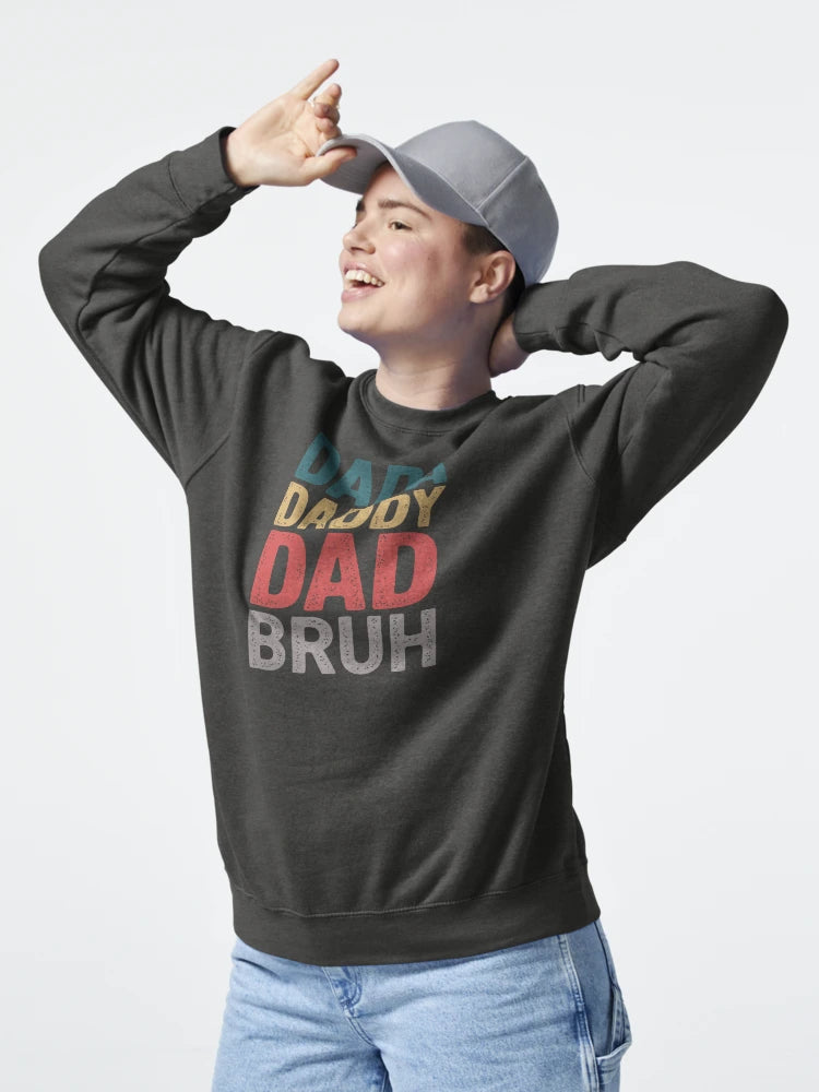 Dada Daddy Dad Bruh Vintage Quote. Funny Father's Day Gift. Classic T-Shirt