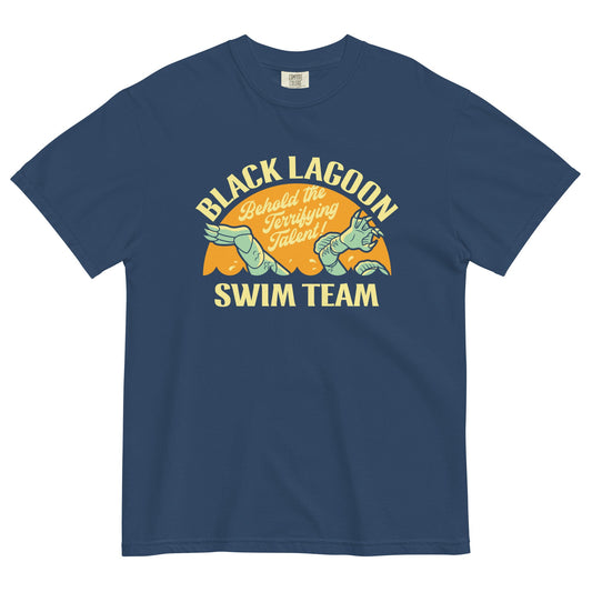 Black Lagoon Swim Team Men's Relaxed Fit Tee