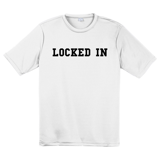 Davis Clarke - Locked In Performance T-Shirt (Black Print)